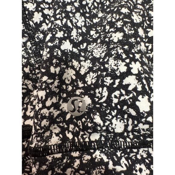 LULULEMON Women's Its Rulu Run Half-Zip Size 2 In Venture Floral Alpine White - Picture 4 of 12
